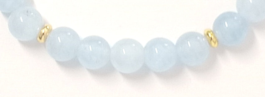 Schönes Aquamarin - Armband