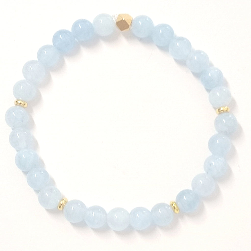 Schönes Aquamarin - Armband