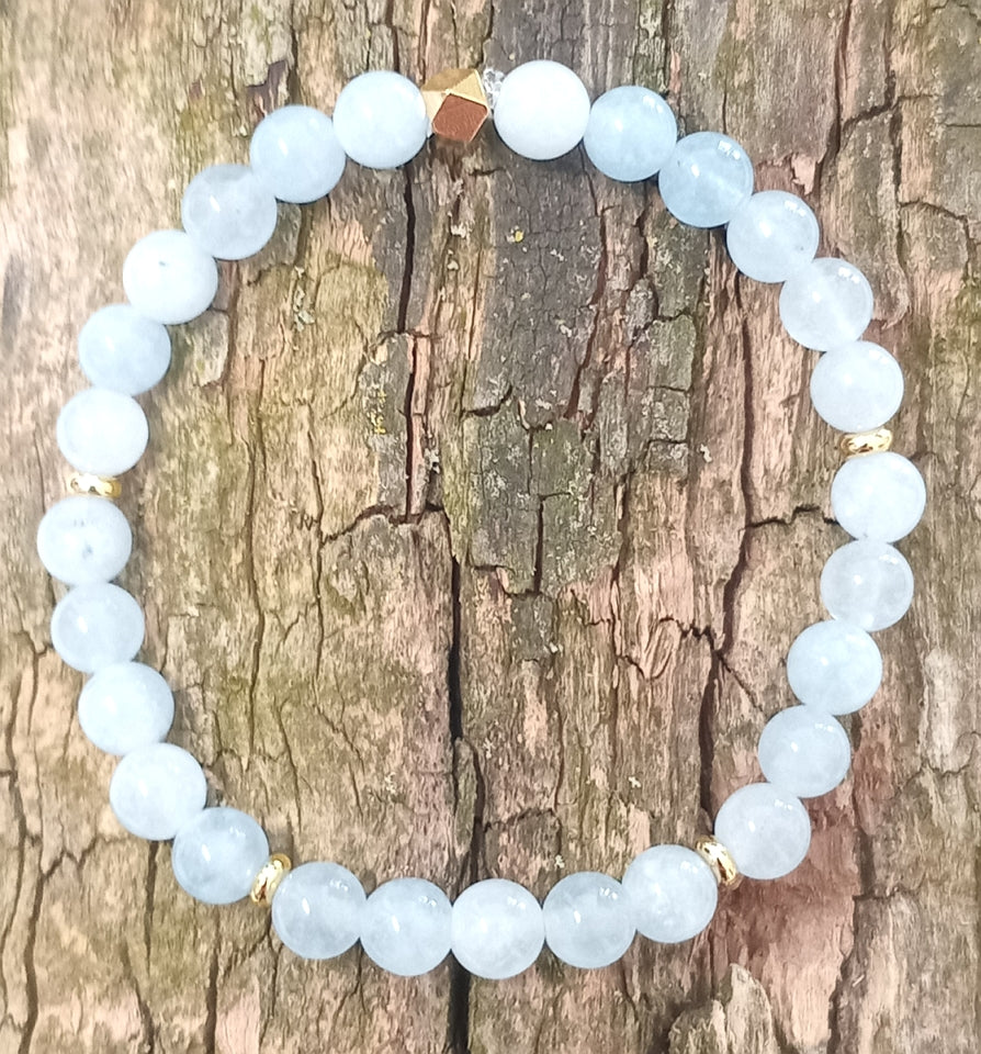 Schönes Aquamarin - Armband