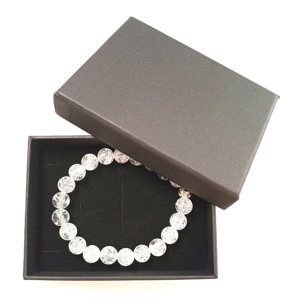 Armband aus Bergkristall gecracked