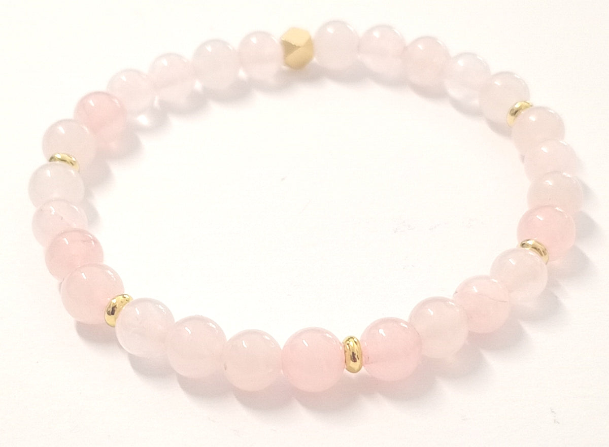 Armband aus Rosenquarz
