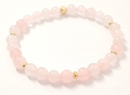 Armband aus Rosenquarz