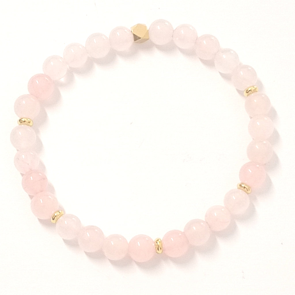Armband aus Rosenquarz