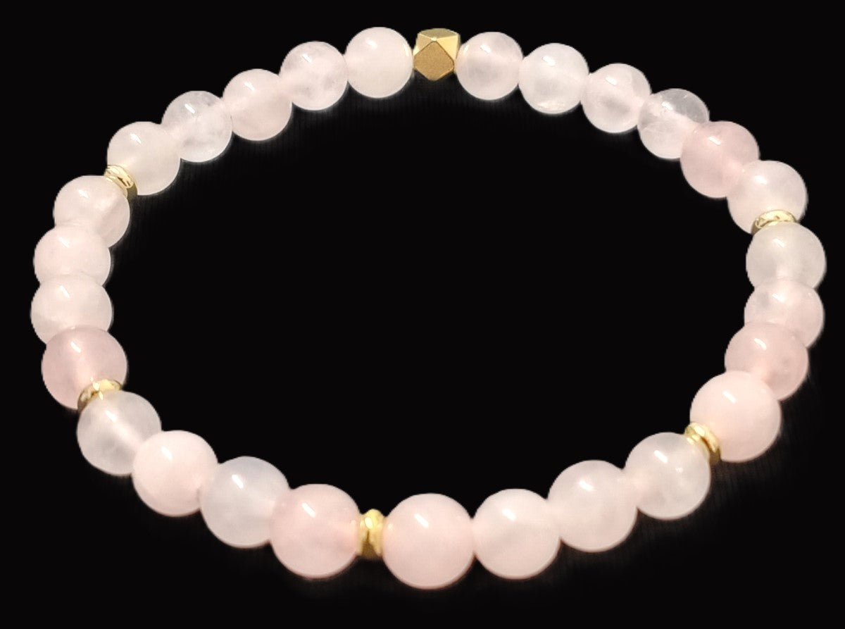 Armband aus Rosenquarz